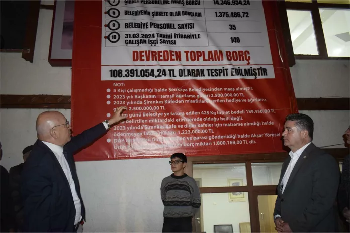 AKP'den Miras 108 Milyon Liralık Belediye Borcu