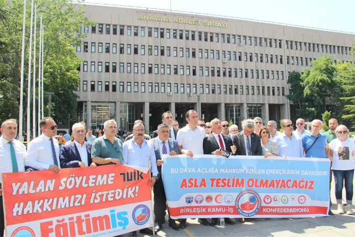 Birleşik Kamu-İş, TÜİK ve Hükümeti Protesto Etti