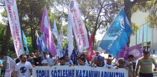 İzmir’de Büyükşehir Belediyesi Çalışanları İş Bıraktı