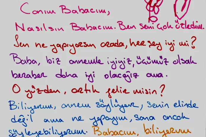 Kızı Vera'dan Tayfun Kahraman'a Doğum Gününde Mektup