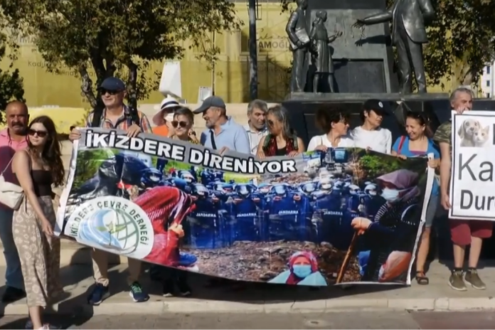 İkizdere Doğa Katliamı Kadıköy'de Protesto Edildi