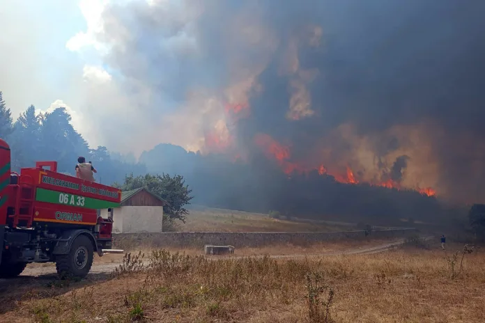 Kızılcahamam Alevlere Teslim Oldu, Yangın Bolu'ya Sıçradı