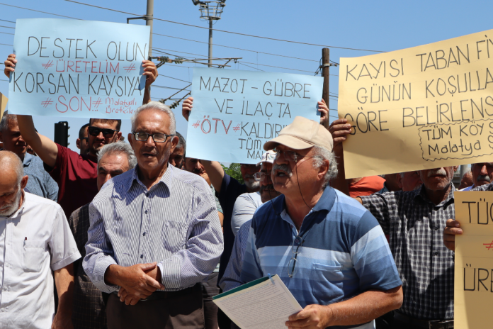 Malatya'da Çiftçilerden TMO Protestosu