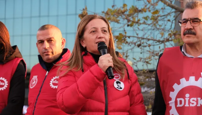 Arzu Çerkezoğlu, Devrimci Sağlık-İş'in Eylemine Destek Verdi