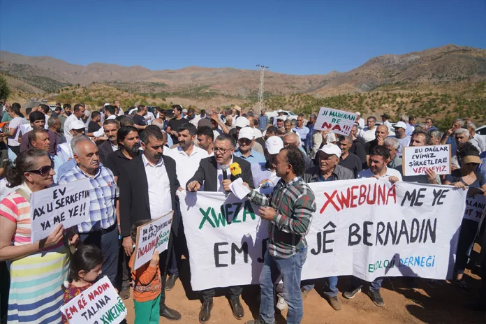 Diyarbakır'ın Kasor Havzası'nda Madene Karşı Ortak Eylem