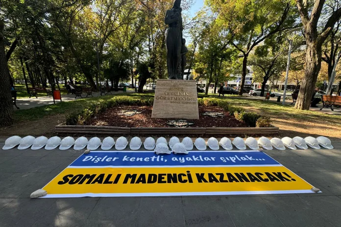 Fernas İşçileri Kurtuluş Parkı'nda: Somalı Madenci Kazanacak